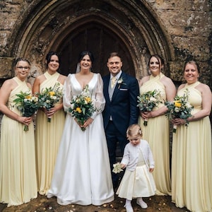 Lemon bridesmaid dresses uk online