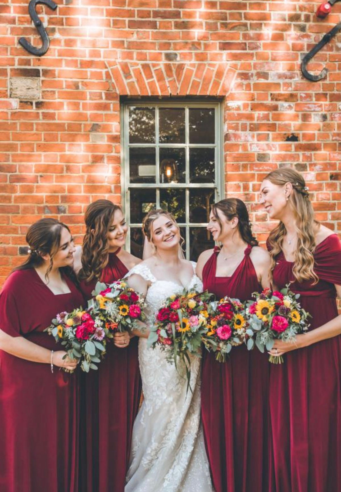 Cherry Red Bridesmaid Dress Infinity Dress Twist Wrap Dress Prom Dress Multi way Dress Evening Gown Maroon Dress Convertible Dress Etsy