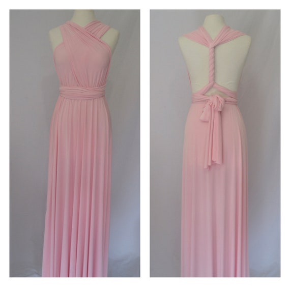 baby pink infinity dress