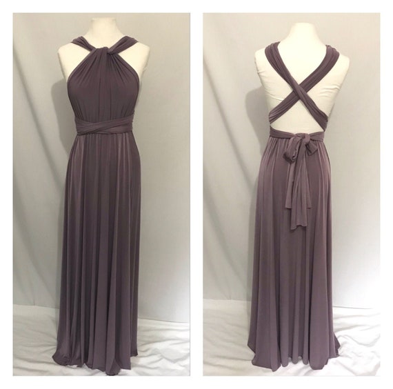 infinity dress mauve