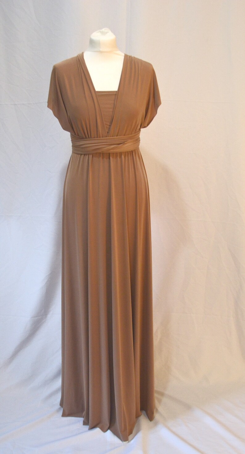 TOFFEE Bridesmaid Dress Infinity Dress Twist Wrap Dress Prom Etsy