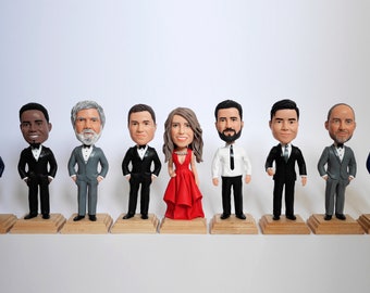 Bestman proposal, Wedding cake topper figurine, Groomsmen gift ideas, Best man thank you, Custom bobble head, Personalized bobblehead