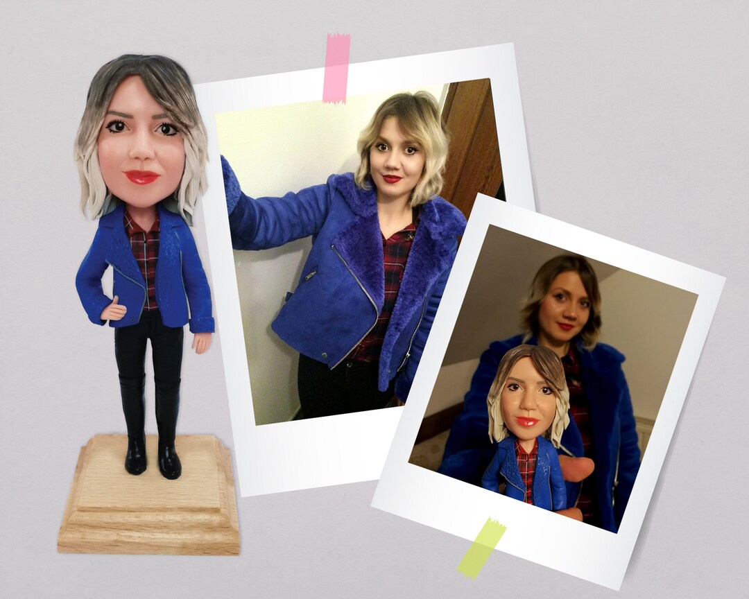 Custom Bobblehead Sculpture From Photo, Personalised Bobble Head Figurines, Personalized Gifts