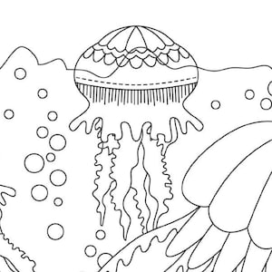 Printable or Digital - Ocean Coloring Pages