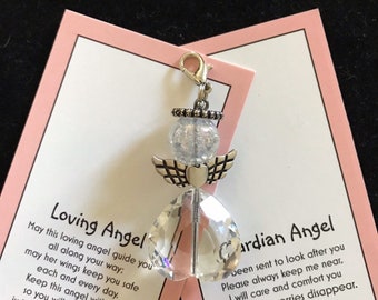 Crystal Heart Guardian Angel