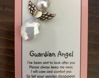 White Opaque Guardian Angel