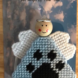 Paw Print Angel Handcrafted Ornament