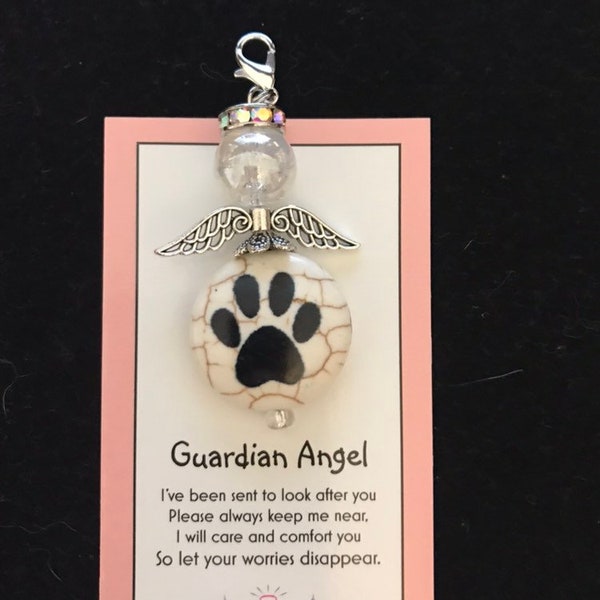 Paw Pet Print Rainbow Bridge Guardian Angel