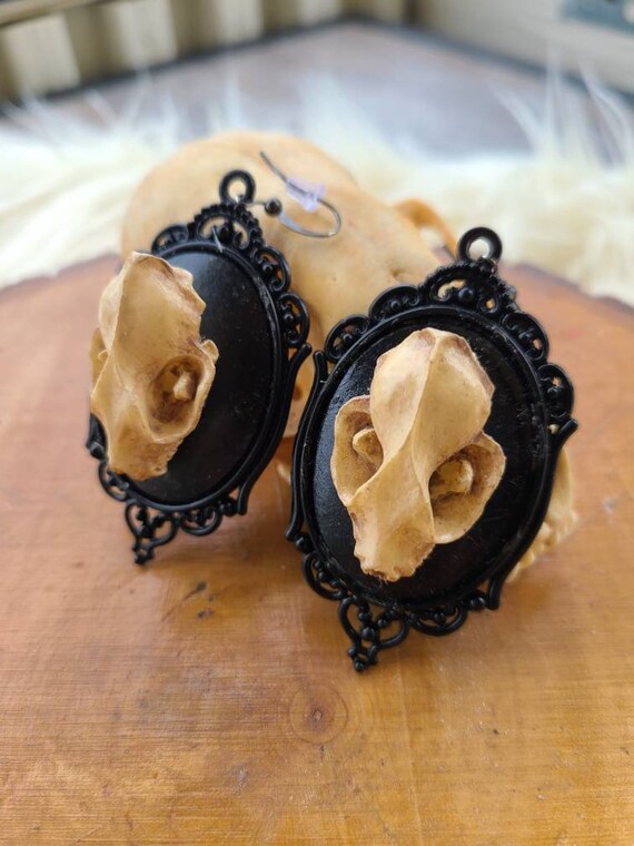 Animal skull sale earrings