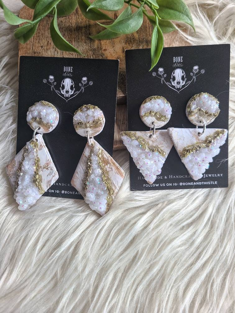 statement earrings clay earrings Valentine\u2019s Day gift for her gifts for her earrings Valentine\u2019s Day gifts polymer clay earrings