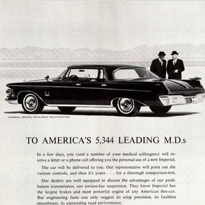 大型自動車広告 1967 クライスラー インペリアル (自動車会社