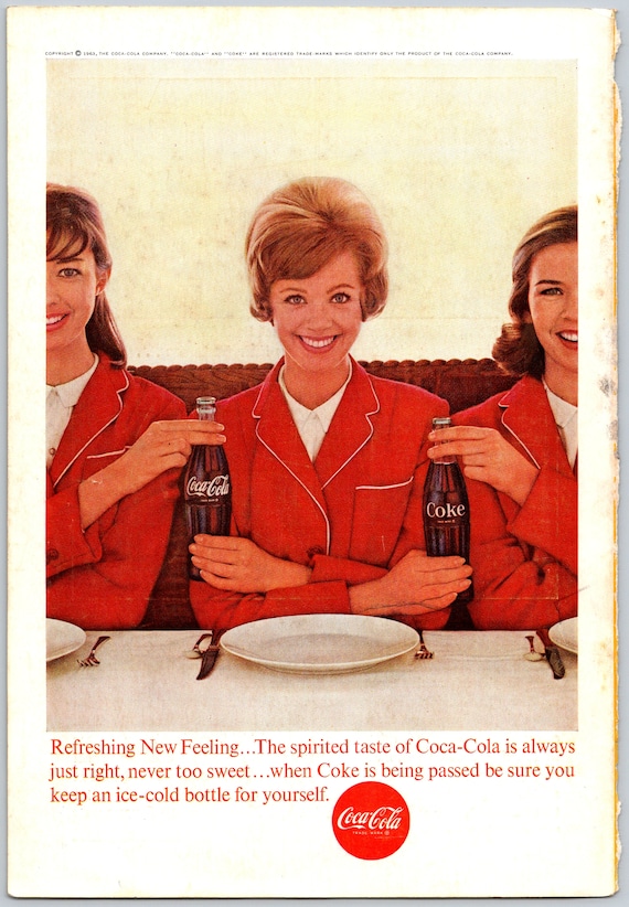 Coca-Cola レトロ広告 フレーム付き Coca-Cola レトロ広告 フレーム付き