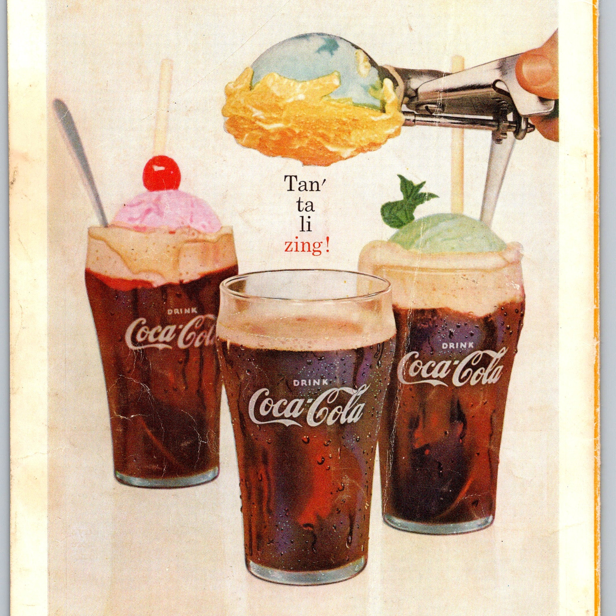 コカ・コーラ フロート アートポスターフレーム付き、 コカ・コーラ フロート アートポスターフレーム付き、