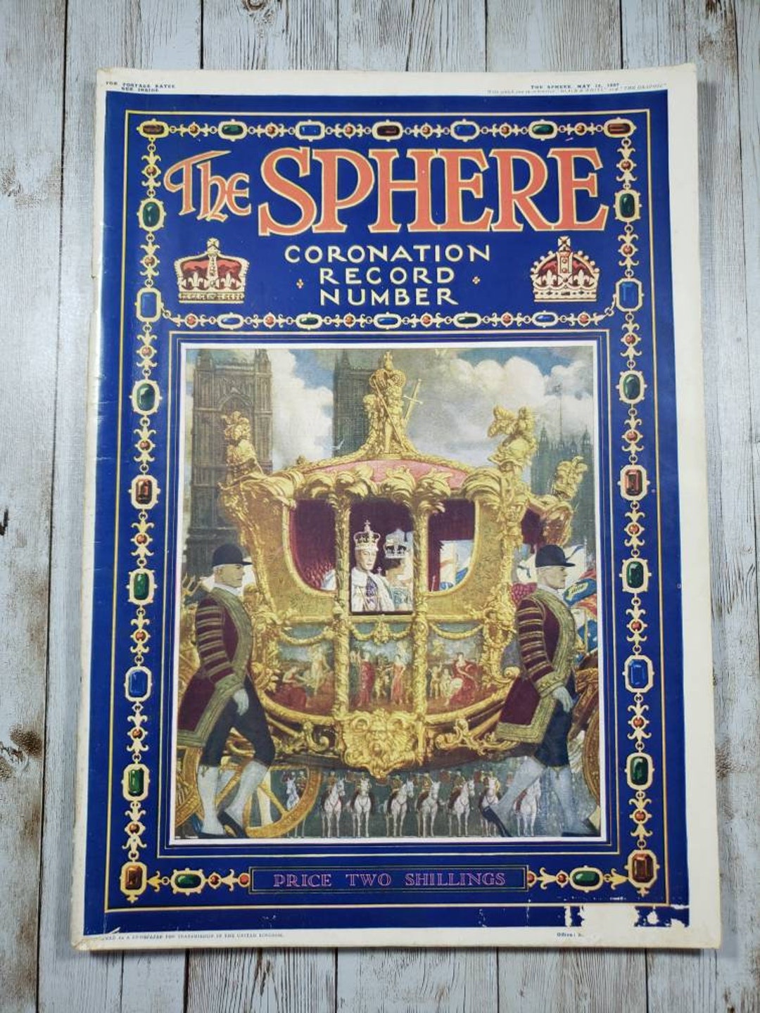 The Sphere Magazine Coronation Record Number May 15 1937 King Etsy UK