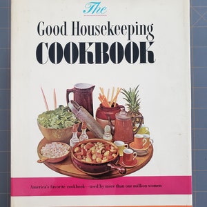 グッドハウスキーピング クックブック 1963年 第7刷 ヴィンテージ ハードカバー ダストジャケット付き