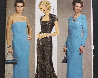 Misses Shrug and Dress Butterick B4731 Sewing Pattern 2006 Size 6 8 10 12 Miss Petite UNCUT