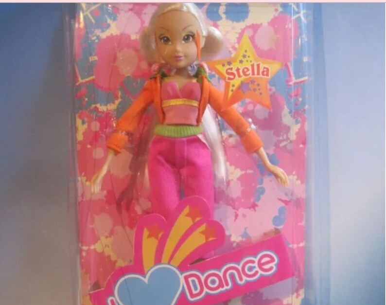 Poupée Winx Club - Stella Dance Night - Mattel - Occasion Très Bon État