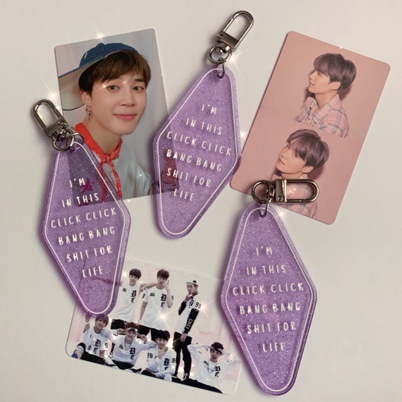 bts hotel keychain