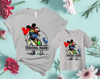 wrong park disney shirt