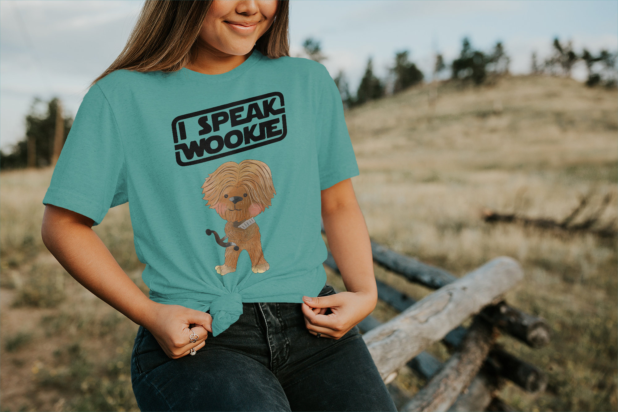 Speak Wookie to Me Chewbacca Star Wars Chewie Tee Adult Men/'s Graphic T-Shirt