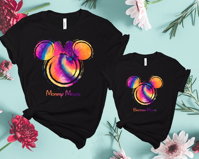Tie Dye Matching Family Disney Shirts Tie Dye Disney World Etsy