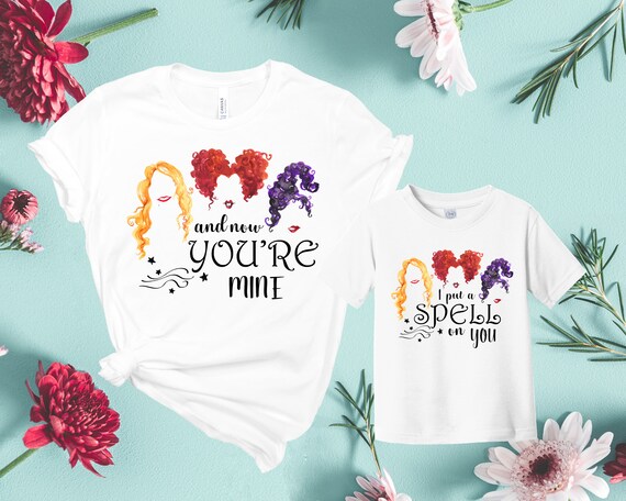 Hocus Pocus Baby Gift Set with Baby T-Shirt /& Mothers T-Shirt