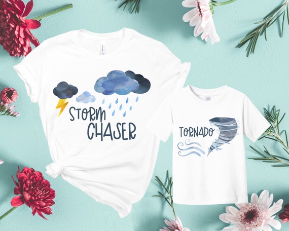 Storm Chaser Tornado Mother Son Matching Shirts Mommy And Etsy