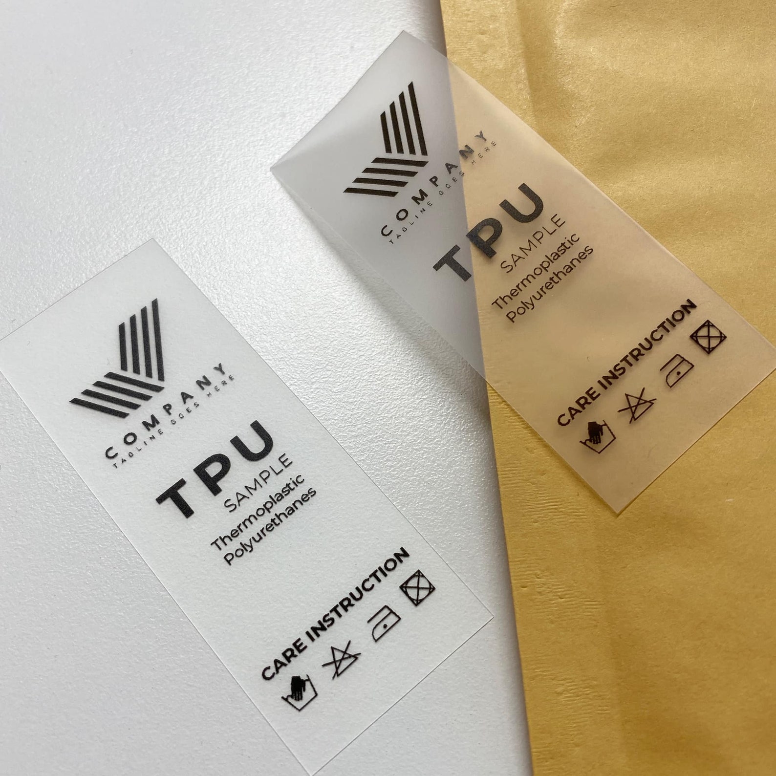 Custom Silicone Labels 500 Pcs Transparent Clothing Labels Brand Logo Inner Labels Etsy