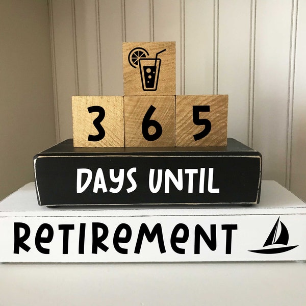 Retirement Countdown Etsy