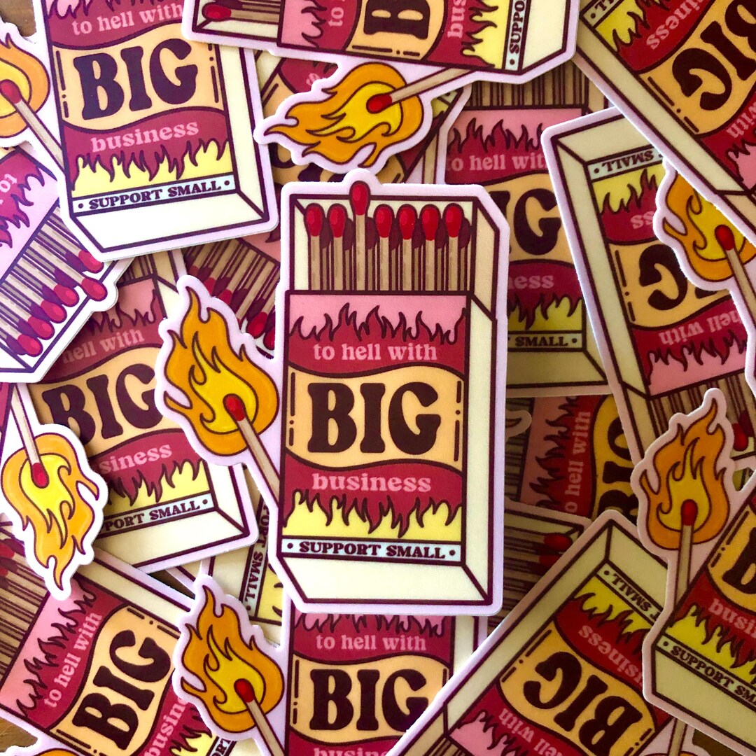 Support Small Matchbox Vinyl Sticker - Etsy