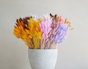 Handpicked Dried Bunny Tails: Boho Wedding Decor, Bohemian Plant