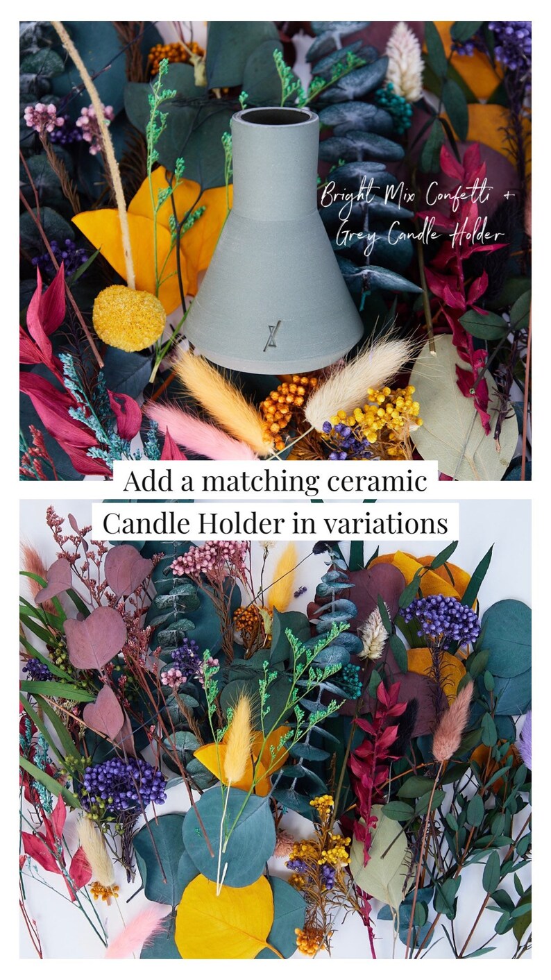 Mixed Dried Flower Confetti Box for DIY Centerpieces Pampas Etsy