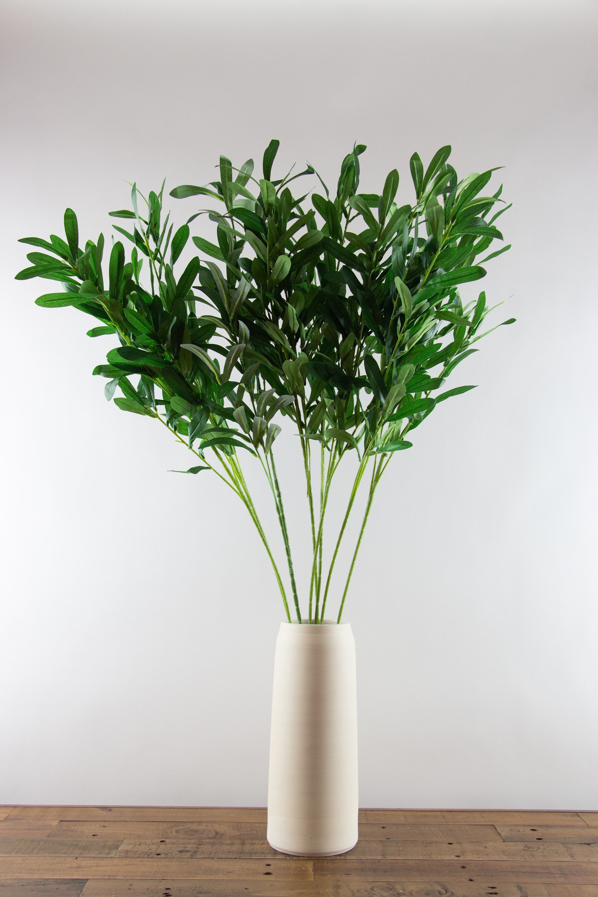 Artificial Green Stems 5 pcs Faux Greenery Olive Branches Etsy