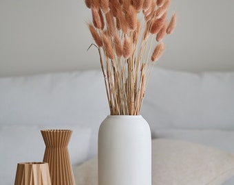 Red Bean Dried Bunny Tails: Boho Wedding Decor, 50-60 Stems