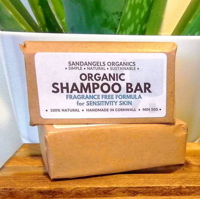 Sensitive Scalp Hempseed Shampoo Bar 100 Natural Fragrance Etsy Sweden
