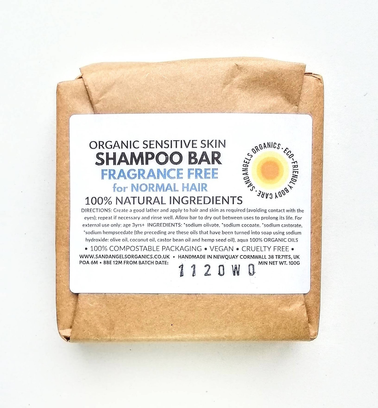 Sensitive Scalp Hempseed Shampoo Bar 100 Natural Fragrance Etsy Sweden