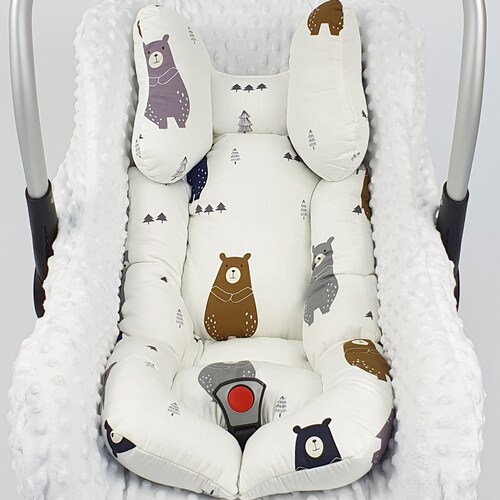 Car Seat Cushion Pillow Headsupport Baby Girl Car Seat Etsy