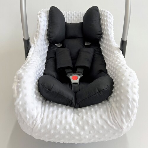 Car Seat Cushion Pillow With Headsupport for Baby in Black & Etsy