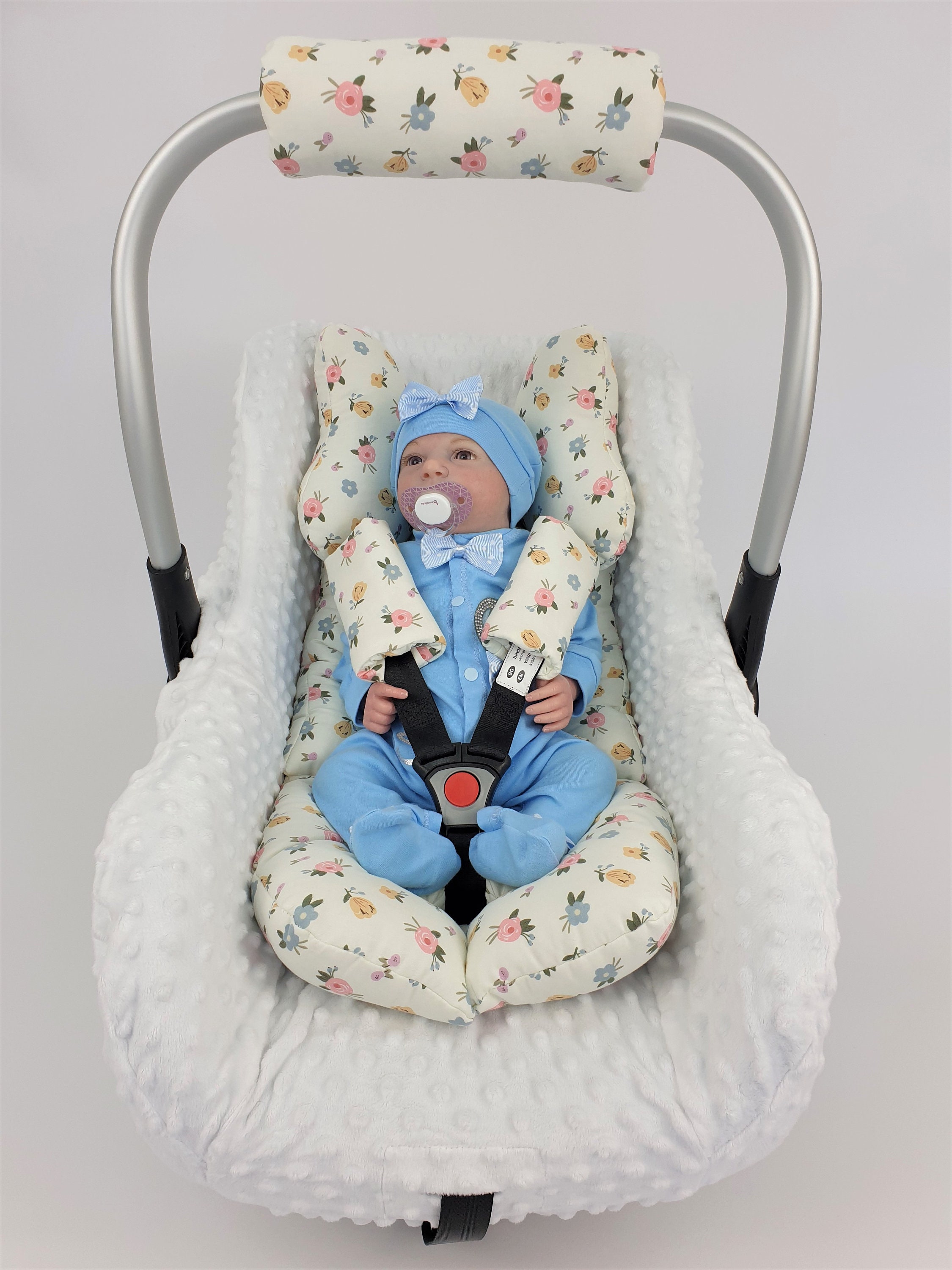 Car Seat Cushion Pillow Headsupport Baby Girl Car Seat Etsy