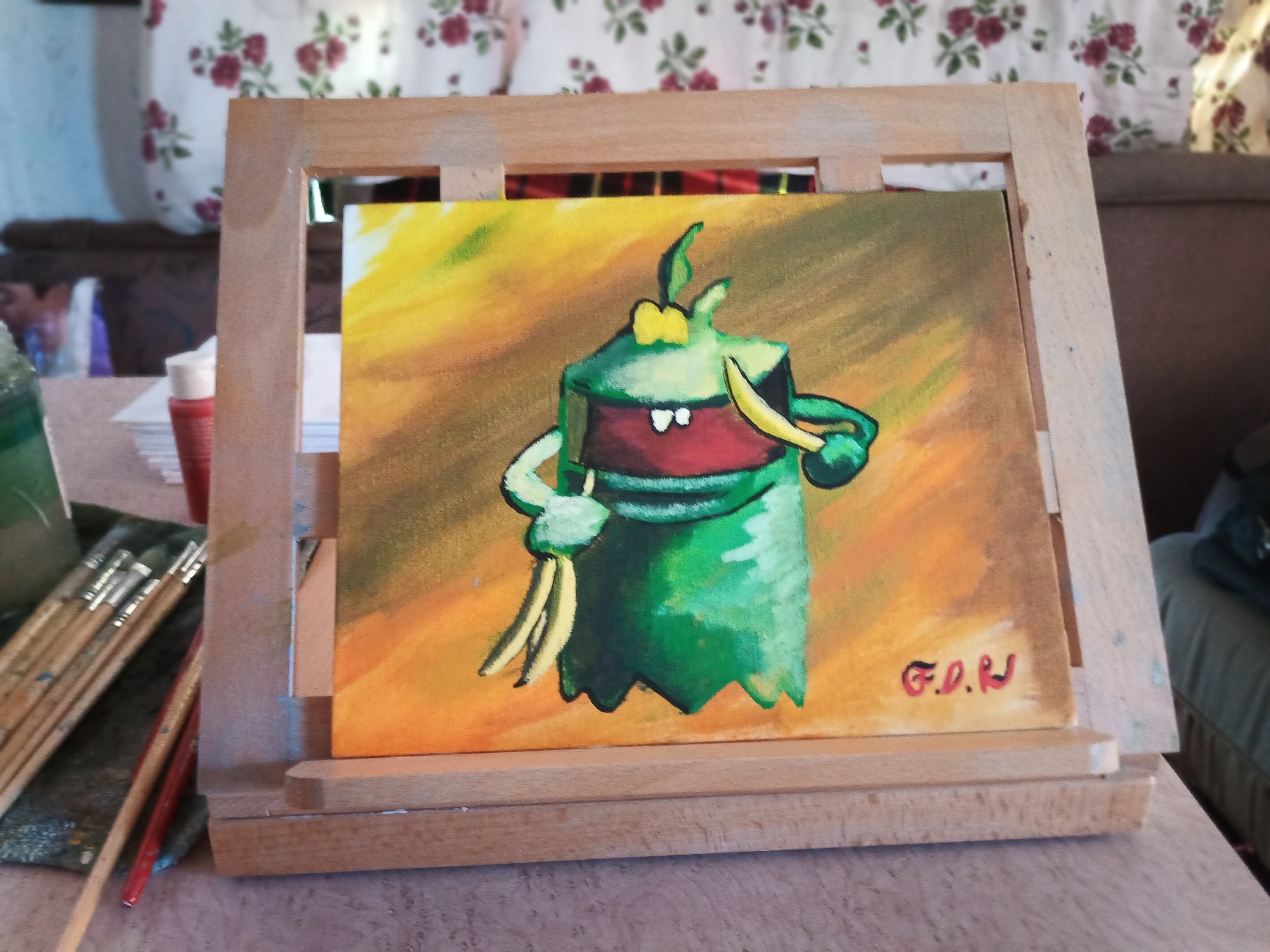 Limited Luigi's Mansion Vincent Van Gore Garbage Can Ghost Etsy