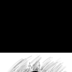 Printable Kaaba Sketch