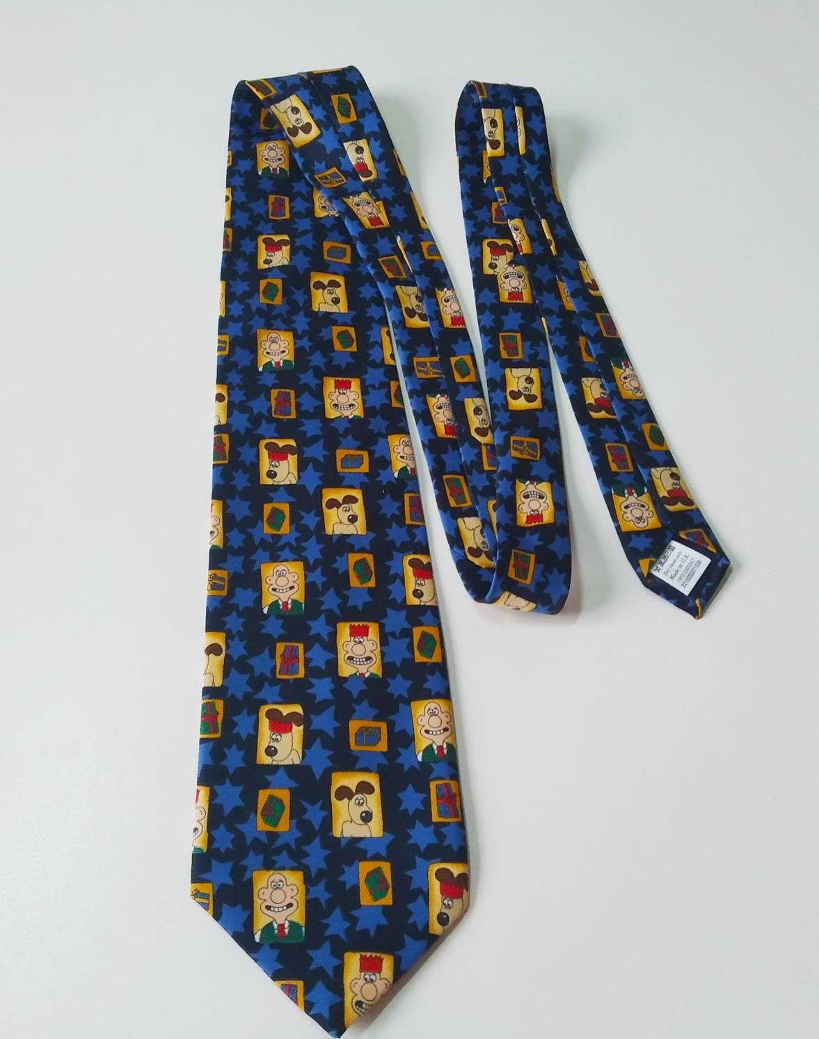 Vintage Burton Menswear 100% Silk Tie Orange Blue Black - Etsy