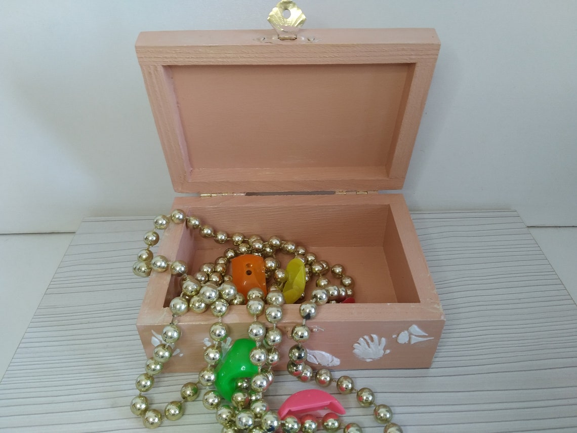 Girls Wood Jewelry Box / Mermaid Wood Jewelry Box / Mermaid Etsy