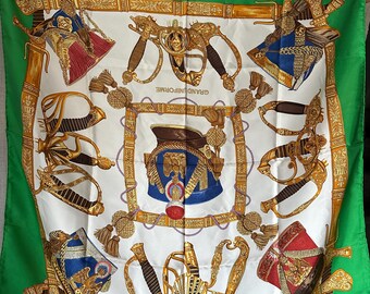 Hermes XL 100% Silk Scarf, Grand Uniforme By Joachim Metz