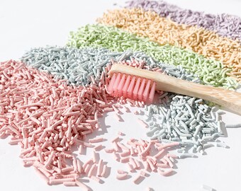 Pack de cepillo de dientes de bambú biodegradable - Ultra Durable Soft - El mejor cepillo de dientes de viaje - Cepillo dental de madera vintage - Linda decoración de regalo