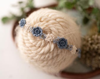 Blue Posies Halo