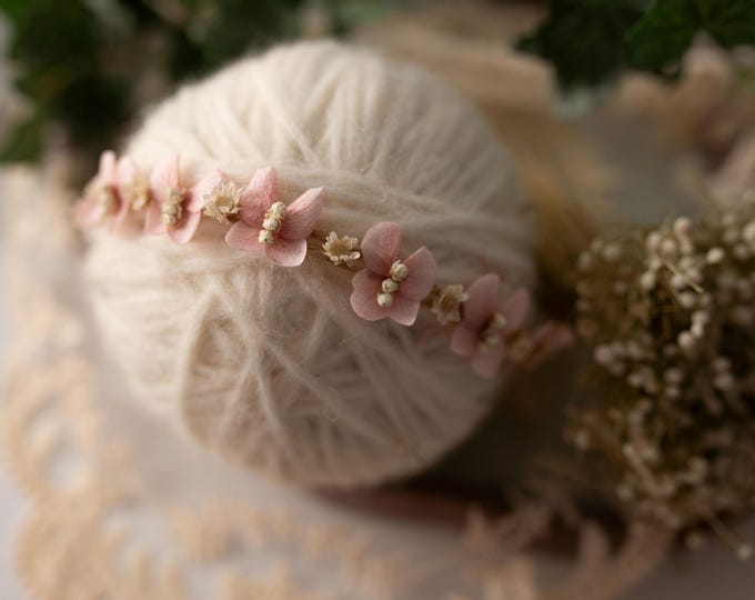 Dainty Floral Butterfly Halo