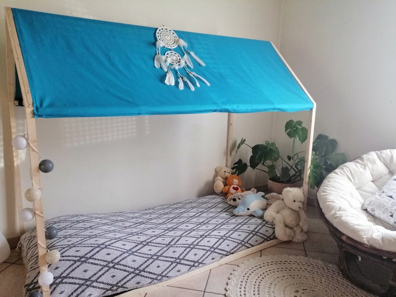 Toit lit cabane / Ciel de lit cabane | Etsy