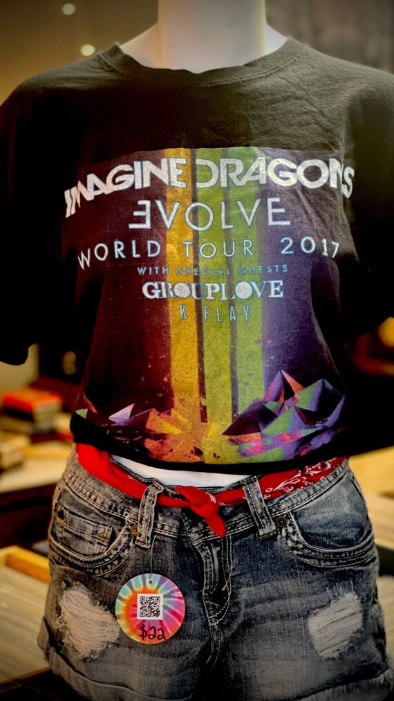 Imagine Dragons World Tour Concert Tee Etsy