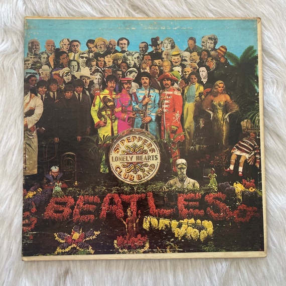 The Beatles Sgt. Pepper's MONOレコード The Beatles-sgt. Peppers Lonely Hearts Club Band MONO - Etsy